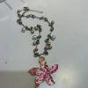 Bohemia Starfish Pendant Necklace Imitation Pearl Clavicle Chain Pearls Necklace  Women