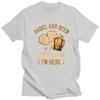 Unisex Padel And Beer Thats Why Im Here T Shirt 100 Cotton Colthing Leisure Novelty Creative Graphics Tee Tops