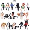 Skibidi Toilet Man PVC-Figuren-Set 16 Teile 6-10 cm Höhe