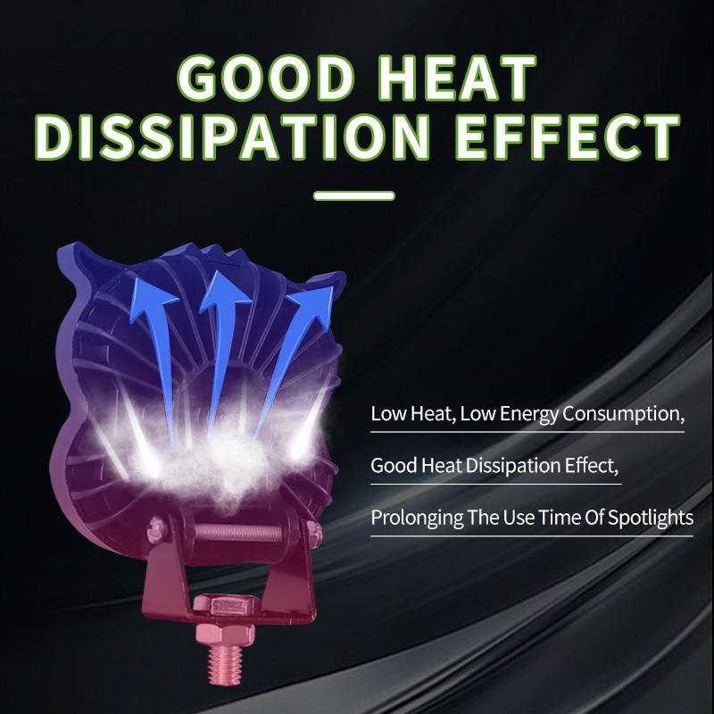 1/2 stücke Motorrad Scheinwerfer LED Spot Licht Eulenform 4 Lichtmodi Dual Farbe Weiß Gelb Strobe Nebel Licht Universal