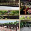 Kunststoff-Pflanzgefäß mit Drainagelöchern Hochbeet Erhöhte Vermehrungsbox für Garten Gemüse Obst Blumen Kräuter