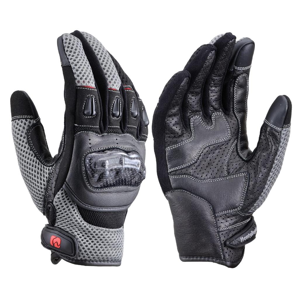 Daytona Motorcycle Genuine Leather Palm Carbon Smartphone Carbon Mesh Size 25908 Gloves, Spring/Summer, (Goat Leather), Protector, Compatible, Gloves,