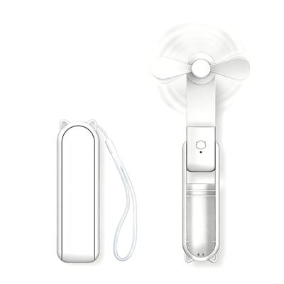 Mini Portable Fan Foldable Rechargeable Handheld Fan with 3 Speeds Low Noise Fan