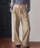 SHHSTUDIO Peach Cotton Pants_Beige
