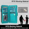 IPhone 17E 16 18 Pro Max Grid 9 Card Slot Crossbody Zipper Wallet Phone Case