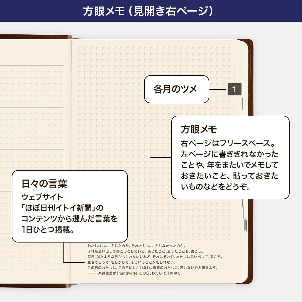 Hobonichi Techo 2027 Hobonichi Planner 5-Year (2027-2031) [A6 size]