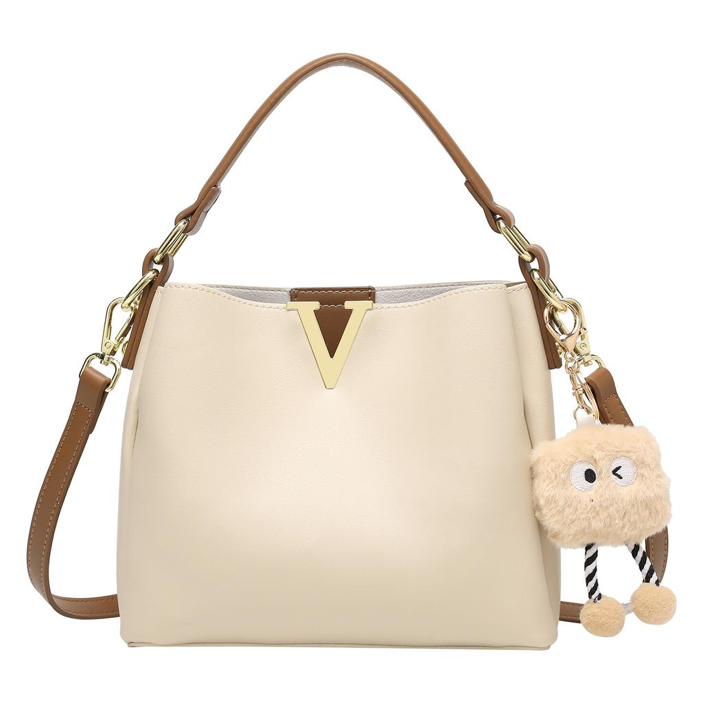 High-end Retro Handbag, Single-shoulder Bucket Bag, Light Luxury Crossbody Bag
