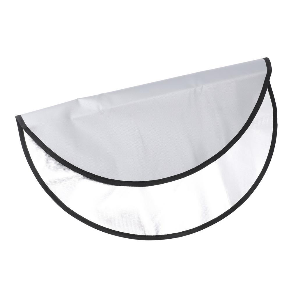 Covoraș rotund de 36 de inci pentru exterior, sub grătar, rezistent la foc, pad pentru grătar, rezistent la ulei, impermeabil, rezistent la căldură, pentru interior, covoraș pentru vatră