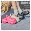 Damen Sommer Clogs Outdoor Wasserdicht Plateau Sandalen Strandschuhe Frauen 7cm Hohe Ferse Hausschuhe