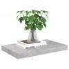 VidaXL Étagères murales flottantes 4 pcs Gris béton 50x23x3,8 cm MDF