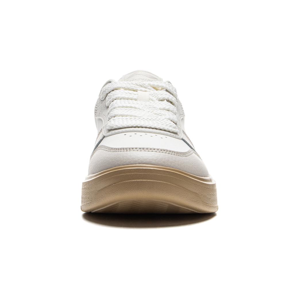 New LiNing Sky Cloud Anti Slip And Wear Resistant Breathable Low Top Skateboard Shoes Men's White AGCU319-4