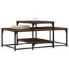 Coffee Table Brown Oak Effect 102 X 60 X 45 Cm Particleboard