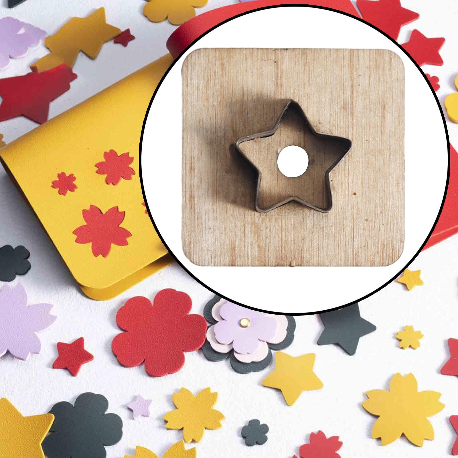 

Высекальный резак для кожи ручной работы — форма звезды для проектов DIY 25mm