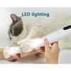 Pet Dog Electric Groomer Trimmer with LED Light Waterproof Pet Foot Hair Trimmer Low Noise Cat Dog Face Foot Ear Hip Paw Shaver