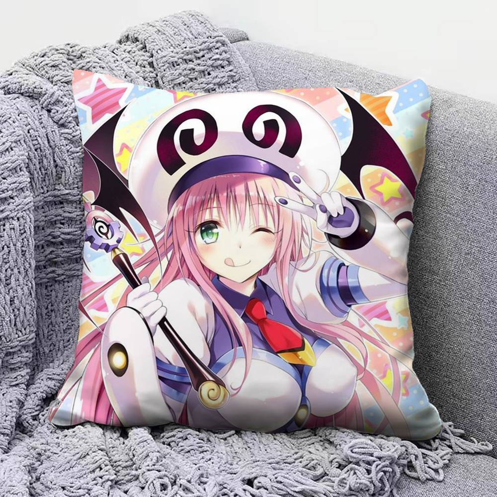To LOVE RU lala Momo Yami Pillow Covers Home Sofa Cushion Covers and Aecorative Custom