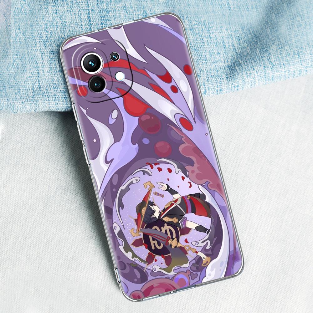 Genshin Impact Cartoon Logo For Poco X5 X3 NFC F5 F4 F3 M3 Phone Case For Xiaomi 12T 12 13 Lite 11 Ultra Mi 10T 5G 11X Pro Cover