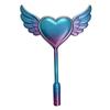 Credit Card Wand 3D Printed Tap to Pay Wand Heart with Wings Wand Contactless Payment Card Holder Gift for Kids