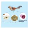 Simulation calling bird cat toy cat self-hi toy sounding bird teasing cat stick catnip toy pet supplies