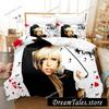 Singer Lady Gaga Sheets Quilt Covers Bedding Dormitory Sheets Bedding Set Soft Warm Bedding Set Luxury Gift Home Textileextile