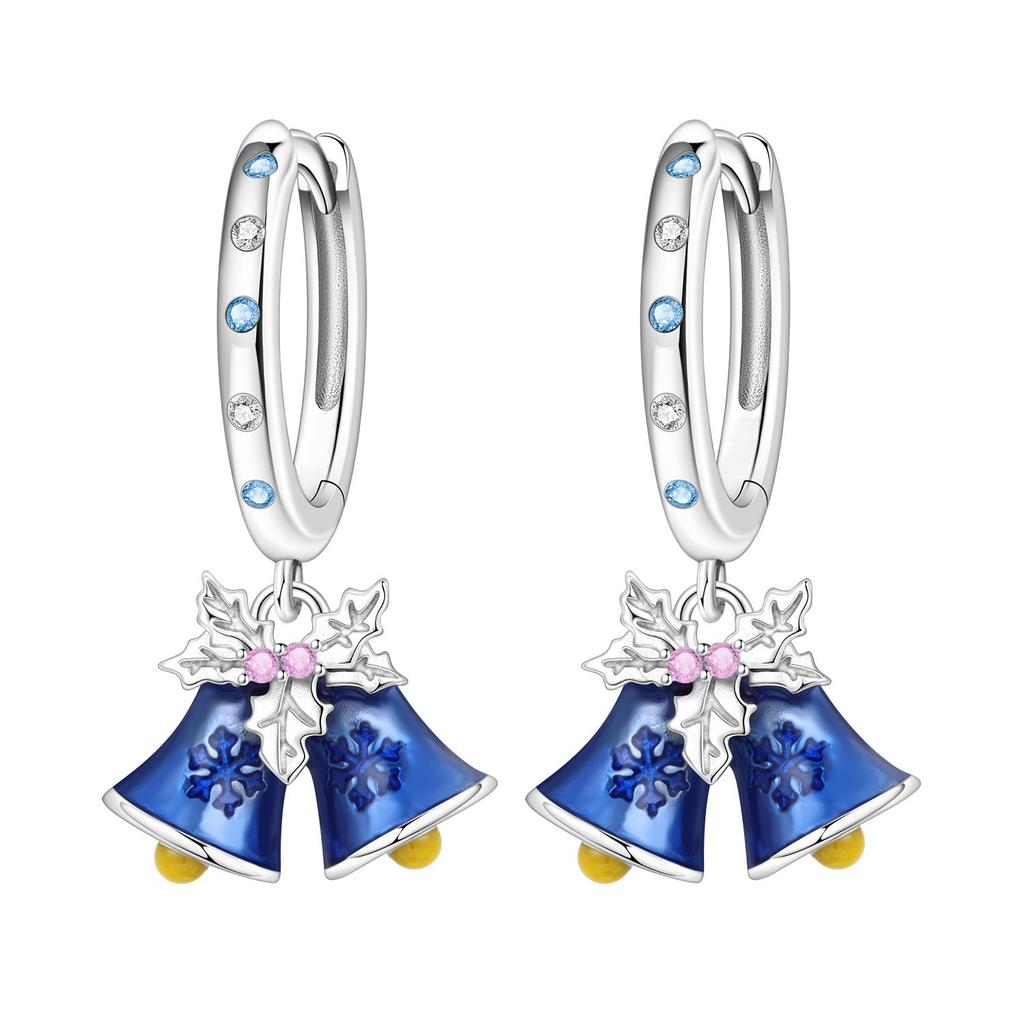 Light Luxury Exquisite Earrings Snowflake Cherry Musical Elephant Design Fashion Ear Drops