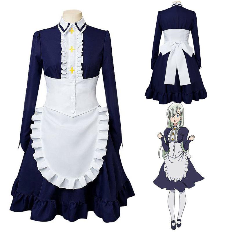 The Seven Deadly Sins Elizabeth Liones Nanatsu No Taizai Dress Costume Cosplay