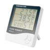 Indoor and Outdoor Large Screen Digital Display Temperature and Humidity Meter Time Calendar Alarm
