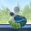Bird Breeding Nest for Parrots Plush Sleep Bed Birdcage Nest Bed for Small Birds Suction Cup Resting Nest Bird Supply