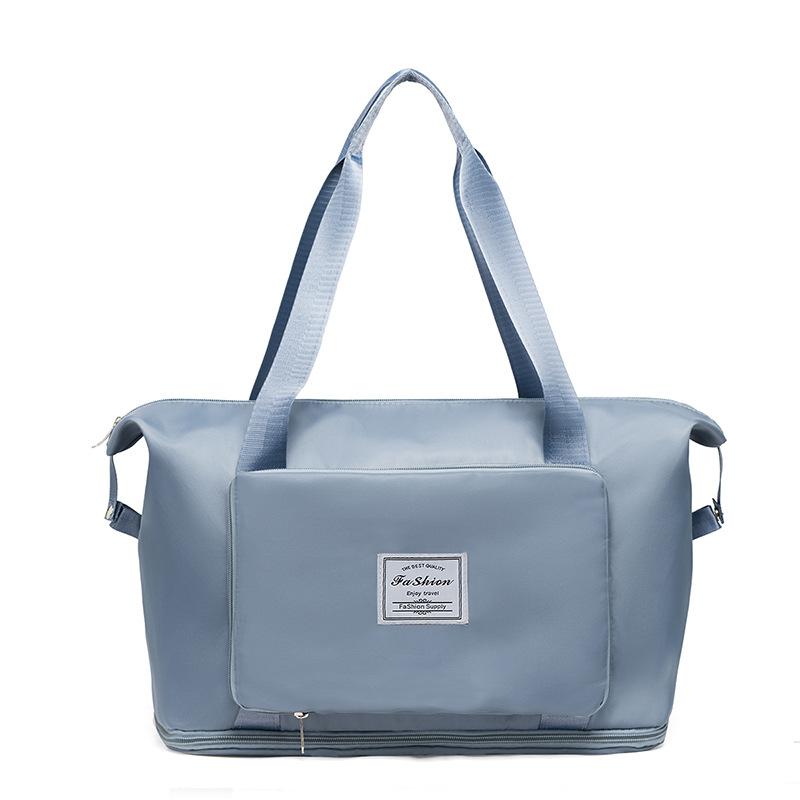 Sports Fitness Bag Wet and Dry Separation Travel Bag Foldable Bag Portable Boarding Bag Outdoor Luggage Storage Bag
