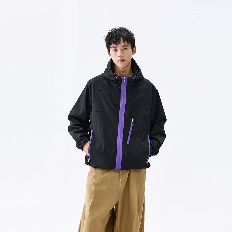 

Outdoor Men s Jacket Jacket Water Repellent Men s and Women s Fashion Trend Hooded Hiking Suit Jacket Men s Jacket 3XL