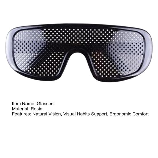 1 Pair Natural Vision Enhancement Glasses Ergonomic Design Visual Clarity Enhancement Spectacles