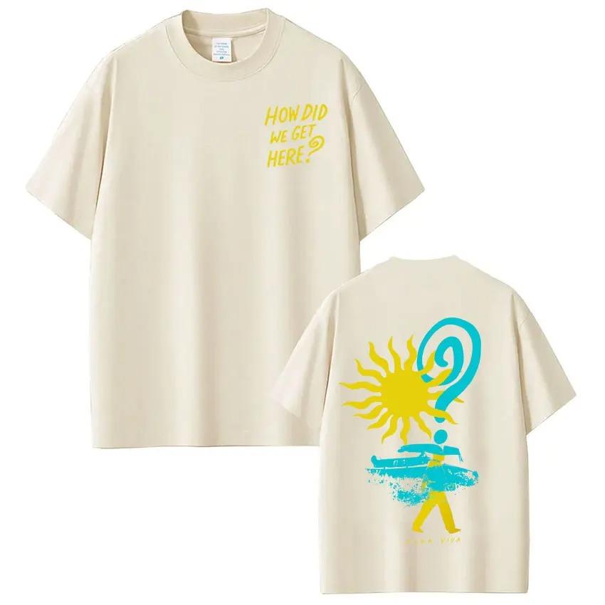 Sommer Mode T-Shirt Sänger Louis Tomlinson How Did I Get Here Tour 2026 Aufdruck T-Shirt Herren Damen Hip-hop T-Shirt Kurzärmelig Baumwolle Lässig T-Shirts