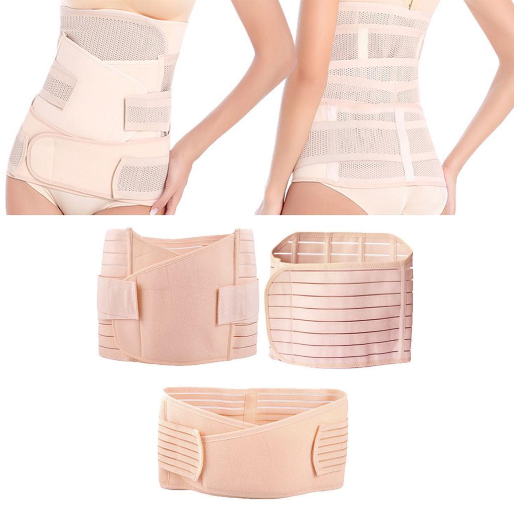 3 in 1 Postpartum Belly Support Recovery Wrap Postpartum Belly Band Slimming Girdle Shaper Postpartum Slimming Girdle
