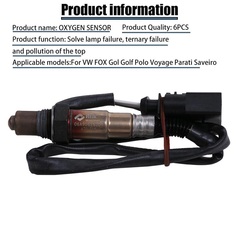 RIGHTPARTS 06A906262DR Lambda Oxygen Sensor For Skoda Octavia 2.0 VW FOX Gol Golf Polo Volkswagen Automobile Sensor Car Tool