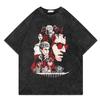 Fashion Top Vintage Washed Men Women 100% Cotton Crewneck Santa Carla Vampires Film Tee Shirt Short Sleeve T-Shirt