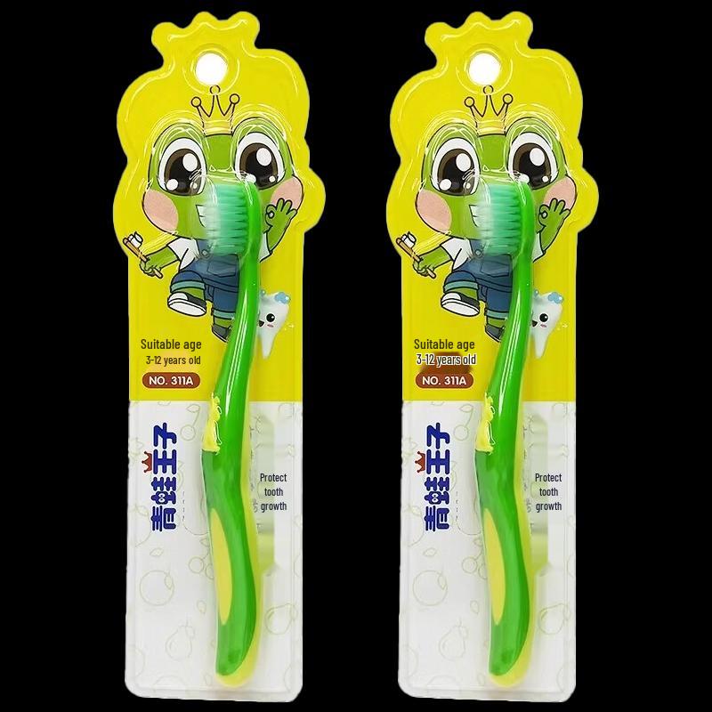 Frog Prince Miaoji Children s Soft Toothbrush 2-Pack