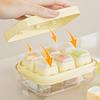 6Grid Silicone Ice Cube Mold Home Refrigerator Ice Box Press with Cover Frozen Ice Cube Magic Tool Food Grade Mini Ice Grid