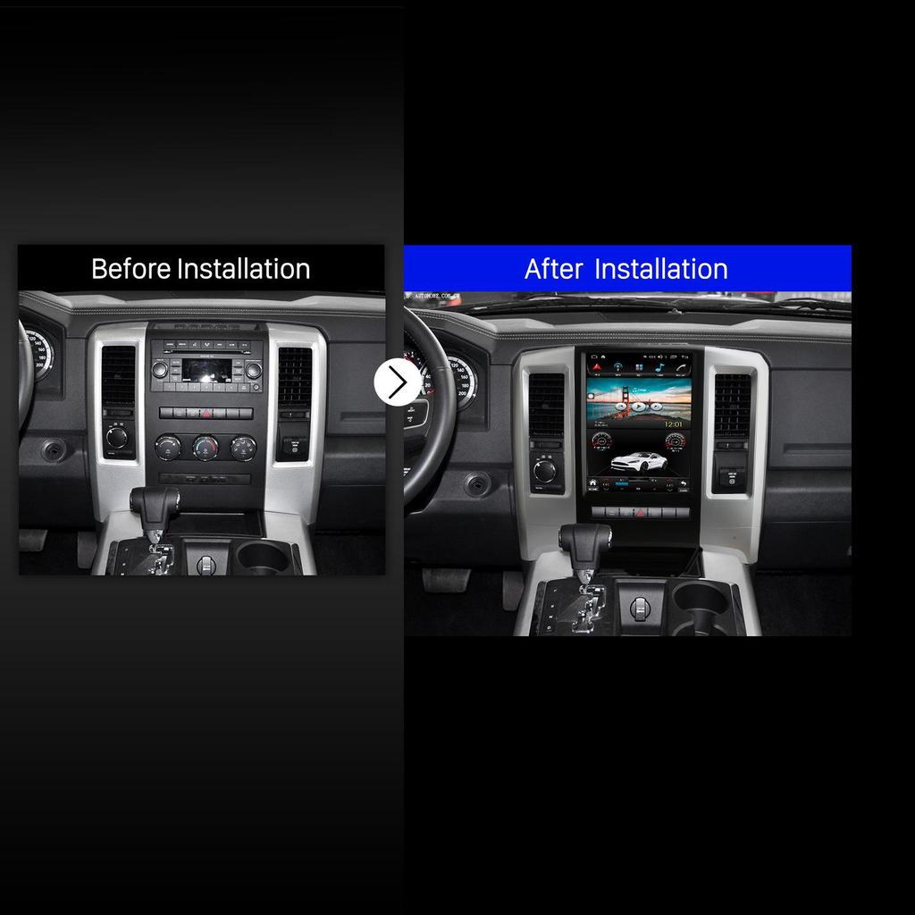 Bluetooth CarPlay Smart Navigation Radio for 2009-2012 Dodge RAM