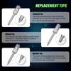 3Pcs E10 Interface Soldering Iron Tips Welding Tips USB Soldering Tip Set Welding Head Soldering Tools Branding Iron