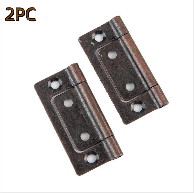 

2/10PCS Of Hinge 2-inch Cabinet Door Drawer Furniture Stainless Steel Mortise Hinge 135 ° Opening 51 * 25MM