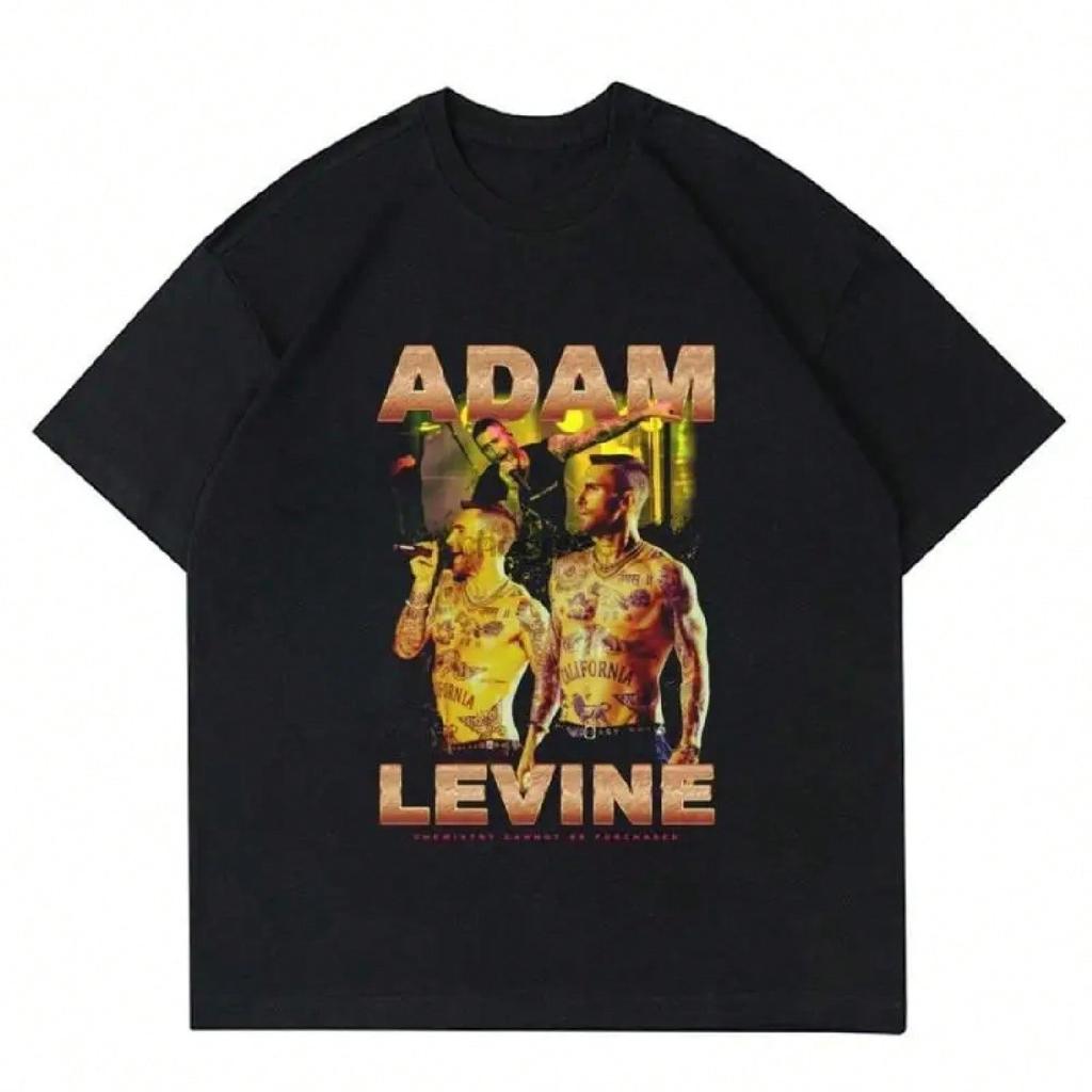 T-SHIRT ADAM LEVINE KAOS BAJU TSHIRT BOOTLEG KAOS PRIA KAOS WANITA RAP TEE KAOS KATUN COTTON 30s OVERSIZE