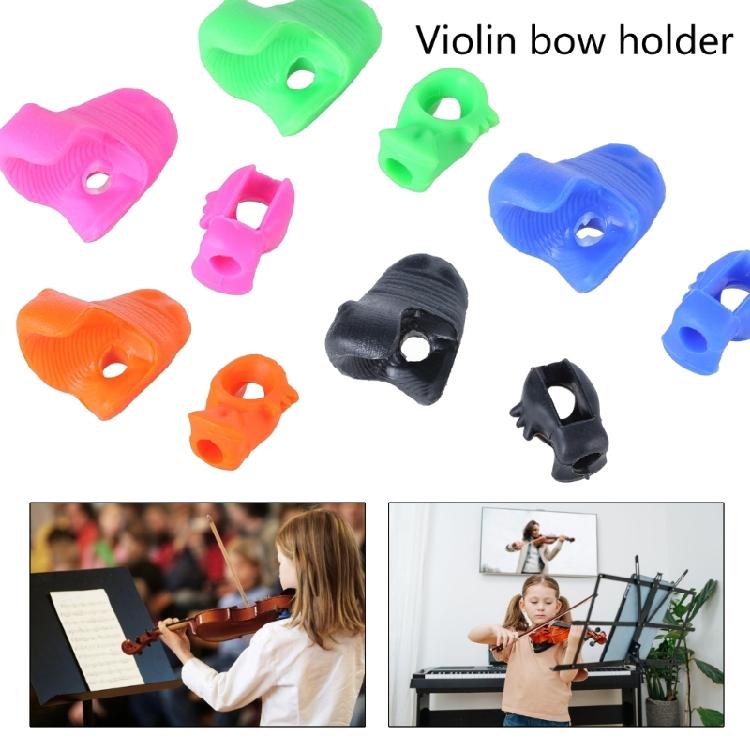 Silikonový korektor úchopu smyčců pro housle, náhradní nástroj pro trénink prstů, nástroj pro korekci úchopu smyčců pro housle a violu