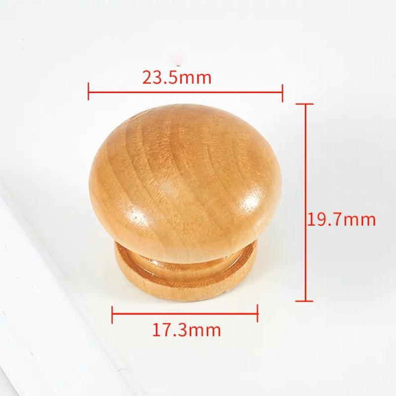 

Beech Wood Mushroom Handle for Drawer or Wardrobe