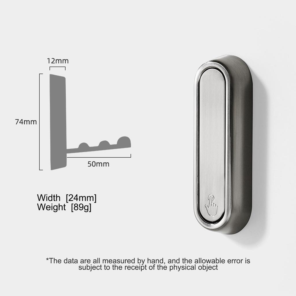 1Pc Foldable Wall Hanging Coat Hook with Screws,Minimalist Style Bathroom Bedroom Furniture Handle Cabinet Wardrobe Hardware