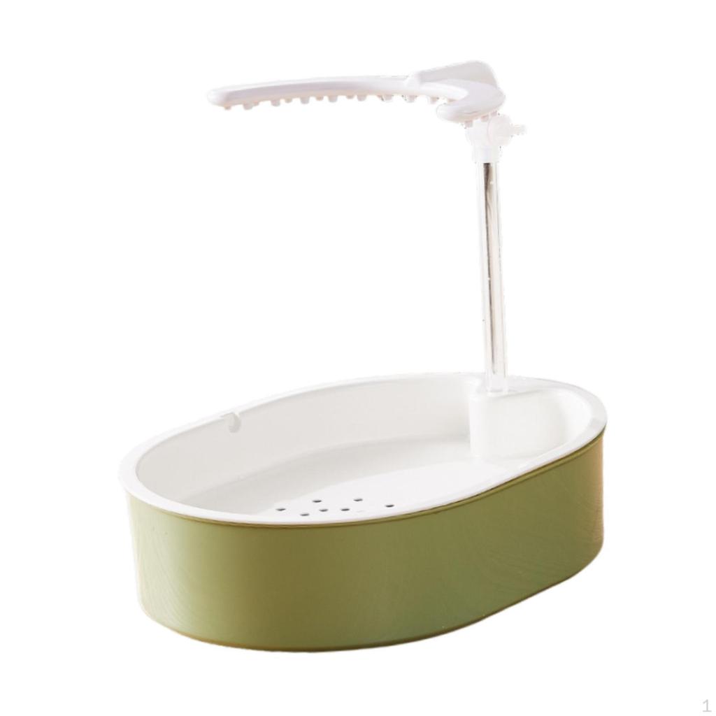 Automatic Bird Bath Adjustable Spacious Shower Parrot for Small Medium Birds, Budgie