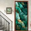 1 Pezzo Adesivi per Porta con Stampa Marmo 3D Rimovibili Vinilos Para Puertas Carta da Parati Adesiva Murales Artistici per Porte Bibliotheque Arredamento Moderno per la Casa
