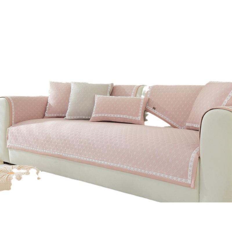 Cool Feeling Sofa Cushion New Summer Light Luxury High-end Sofa Cover Non-slip Anti-cat Scratch Sofa Cover