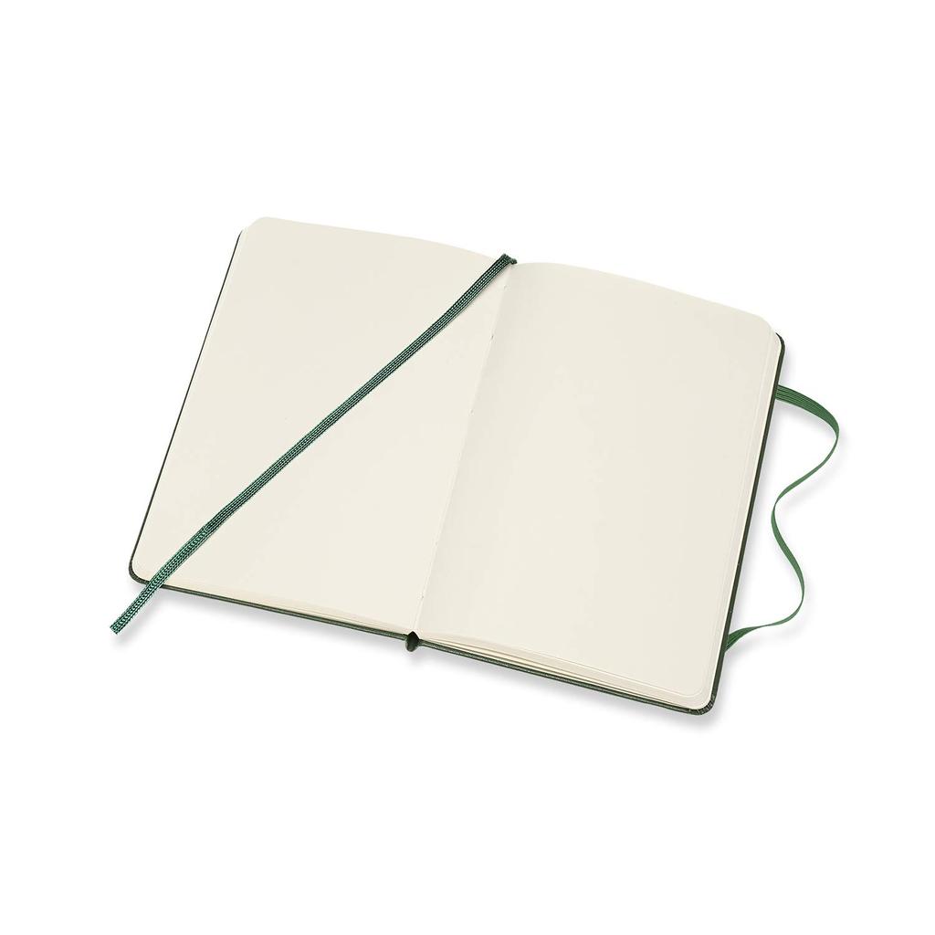 Moleskine Notebook Classic Notebook Hardcover Pocket Size Myrtle Green Plain QP012K15