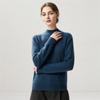 Lekasha Women's Cashmere Goat Wool Twelve-Needle Half-High Collar Sweater - Autumn/Winter Base Layer