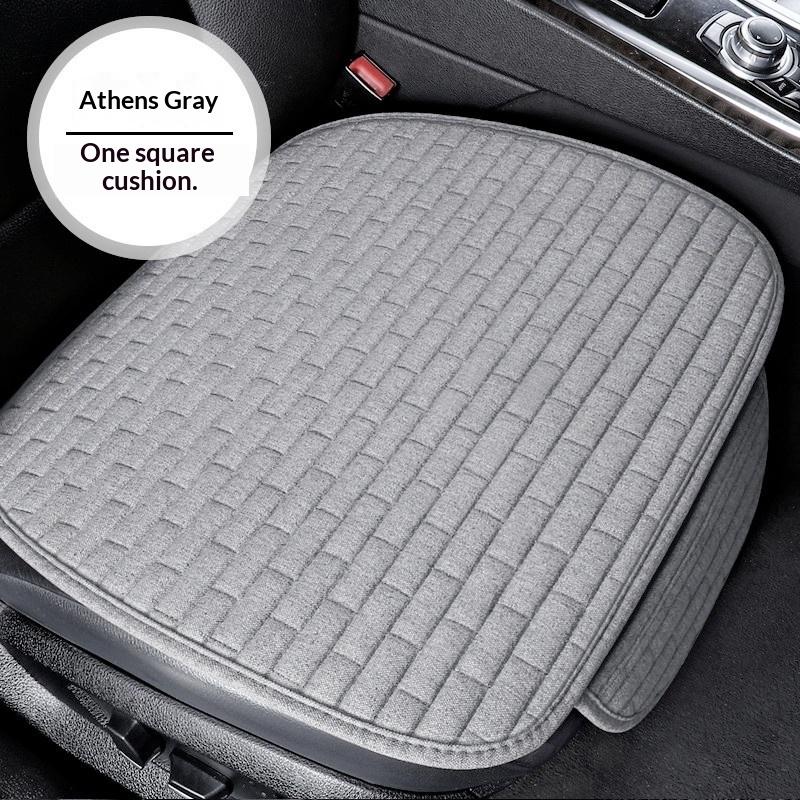 Cuscino Traspirante per Sedile Auto con Imbottitura Morbida in Lino e Supporto Antiscivolo Perfetto per la Guida Quotidiana e i Lunghi Viaggi su Strada