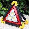 Multifunction Car Breakdown Emergency Safety Triangle Stop Sign with LED Warning Light LED Triangle Light Car Stop Sign